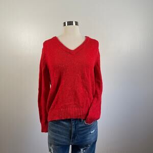 Court & Rowe • Nep Flecked V-Neck Sweater